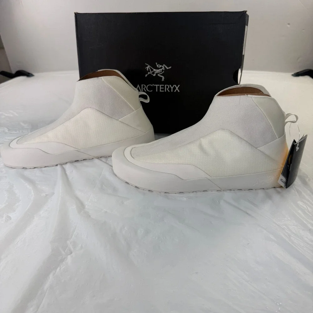 Arcteryx Kragg Insulated M White Slip On Vibram Shoes L08522400 Mens 12.5